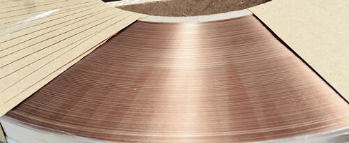 Nieuwe zending koperbronsstrip CuSn6