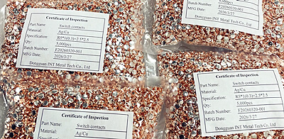 Stabiele levering voor zilveren contacten AgCu bimetaalklinknagels