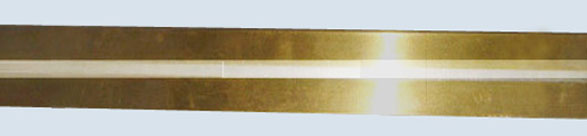 Zilver Onlay Brass Strip