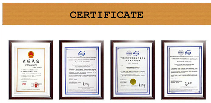 Verzilverde koperstrip certificate