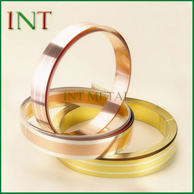 Zilver Inlay Brass Strip